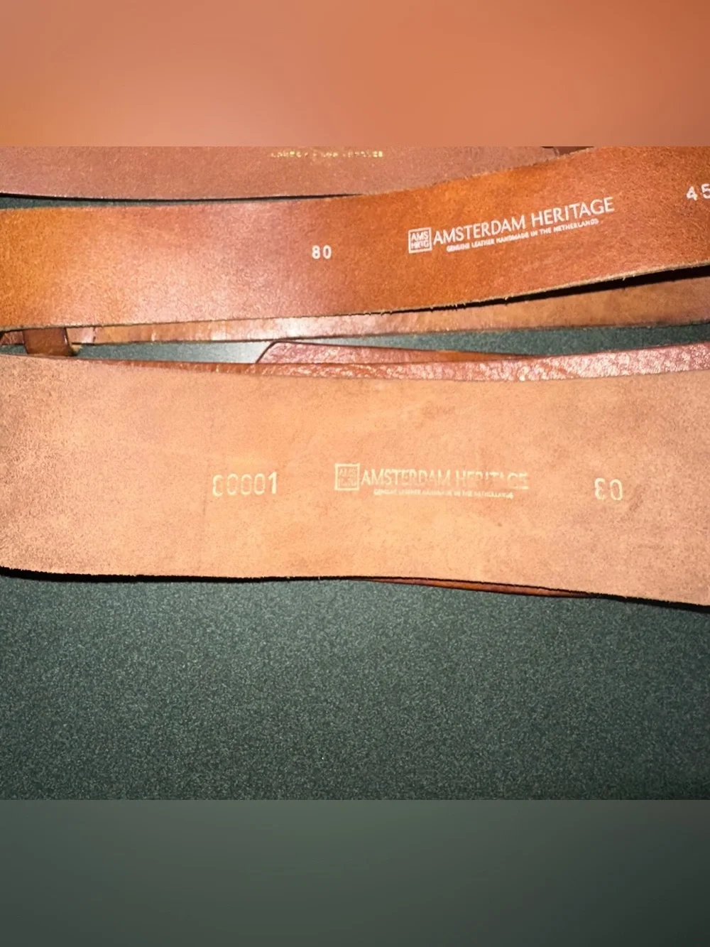 Amsterdam Heritage Two Leather Belts